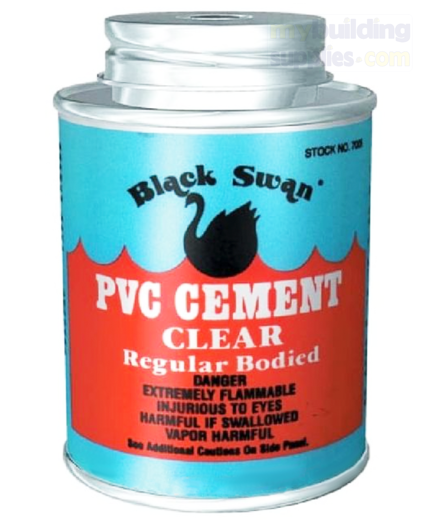 Black Swan PVC cement is a regular bodied, fast set, high strength PVC solvent cement. Used to join PVC pipe and fittings. On the other hand, clear, medium-bodied solvent cement. Brand: Black Swan, Volume: 118ml, Material: PVC, Foam: Liquid, Colour: Clear, Dimensions: 5.4 x 5.4 x 8.57 cm, Weight: 160g, Special Uses for Product: Cement, Compatible Material: Plastic.
