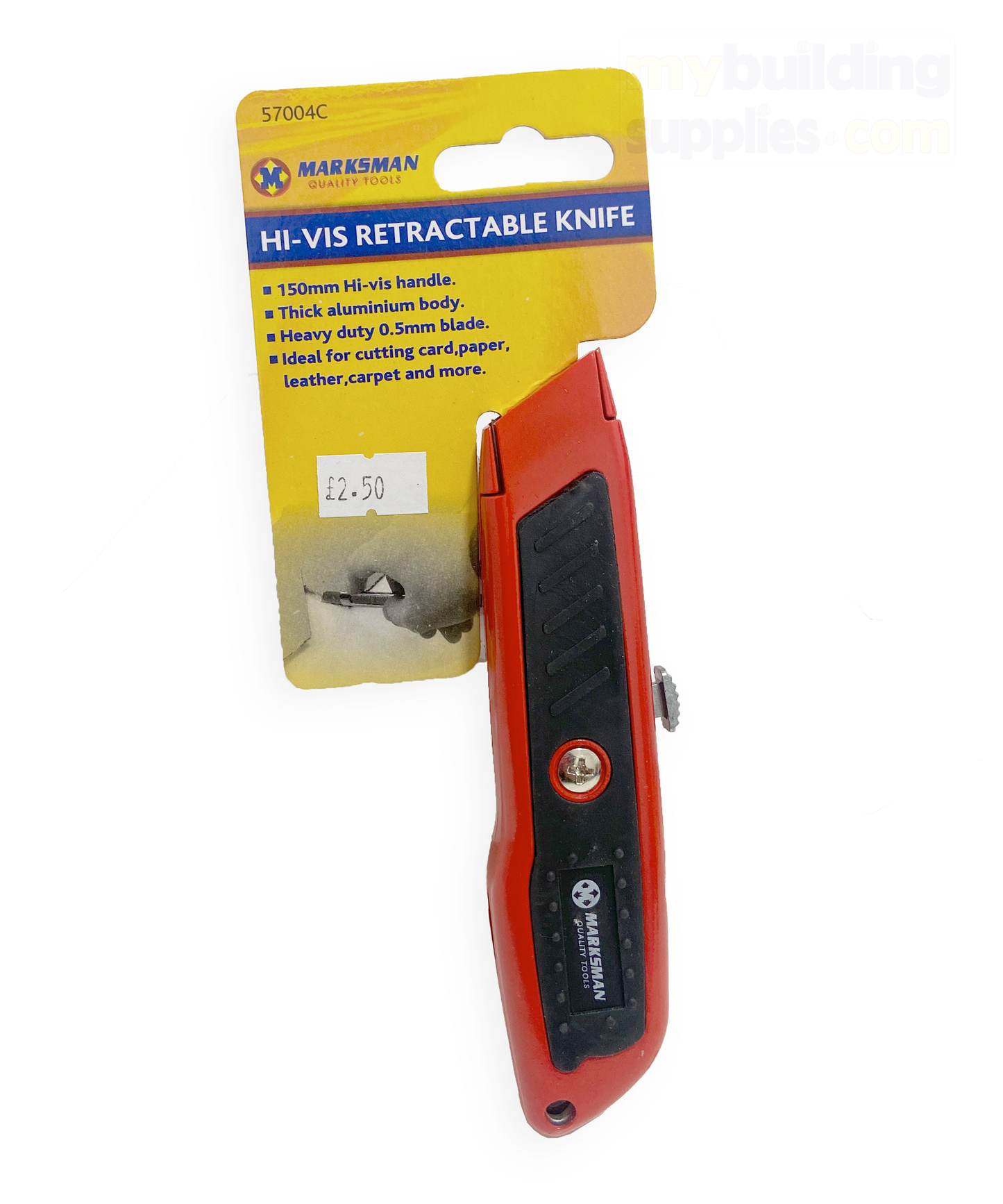 Marksman Hi Vis Retractable Knife
