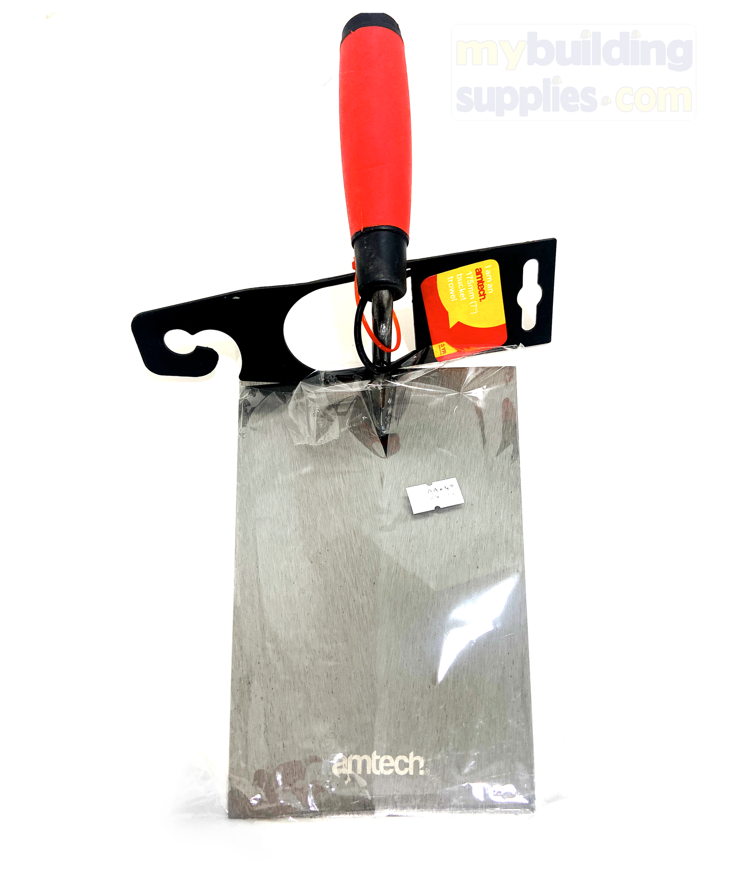 Amtech 7" (175mm) Bucket Trowel with Soft Grip Handle