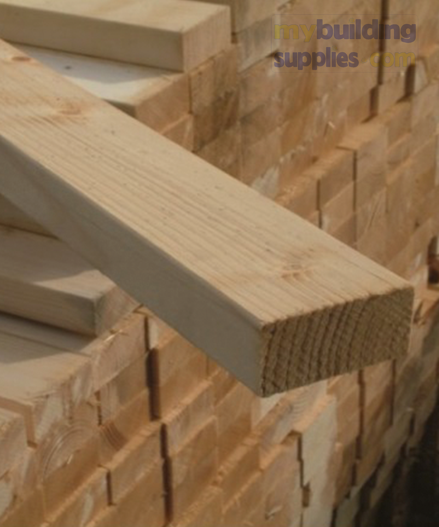 4" x 2" 100mm (W) x 50mm (H) C16 Treated Timber 2x4 4x2