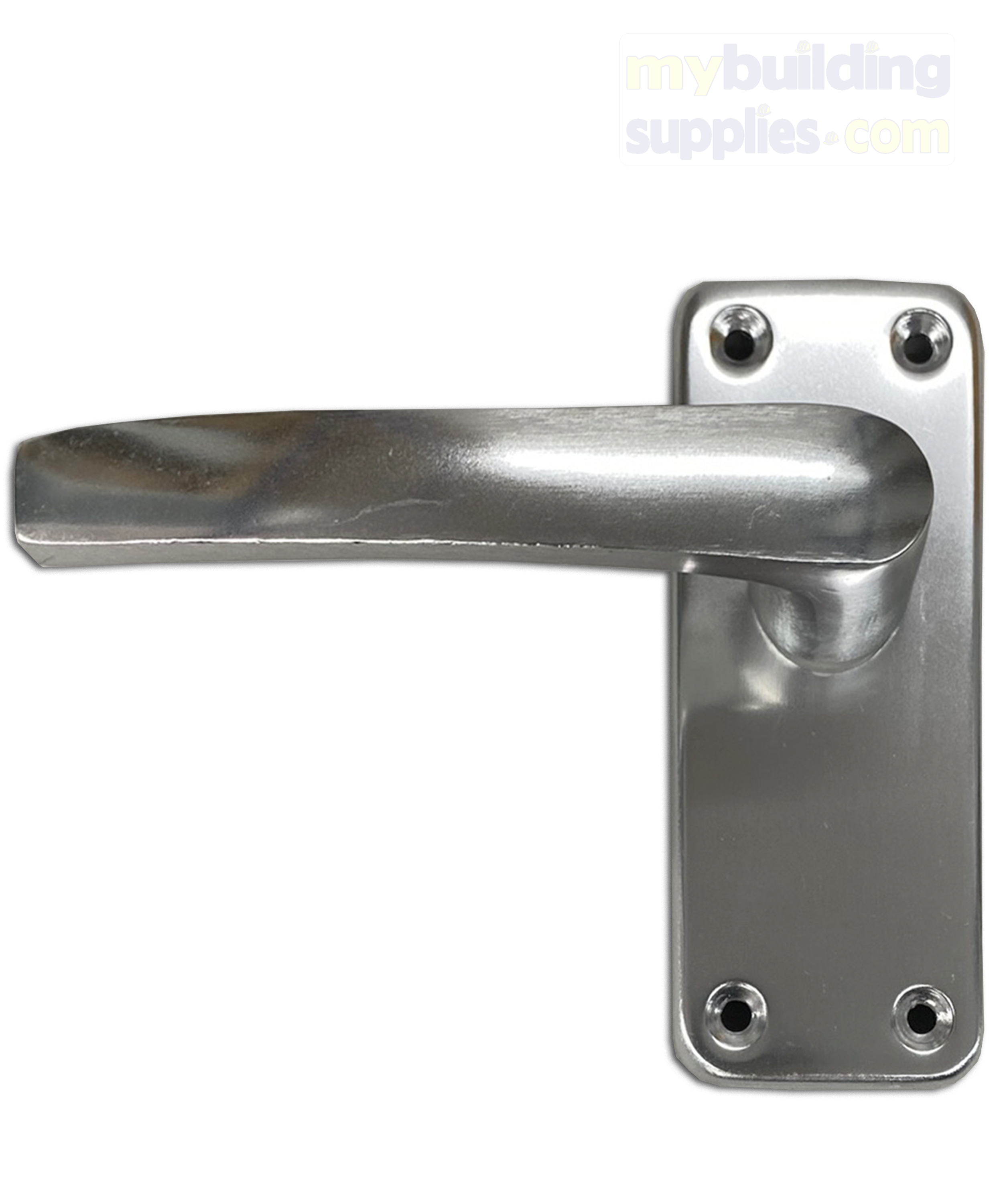 Aluminium Lever Latch Handle PAA Small Door Handle Set Mybuildingsupplies