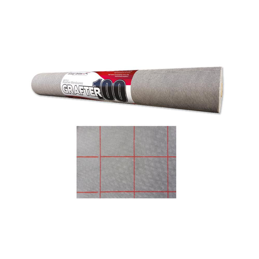 Easy Trim Grafter Breather Membrane 50m X 1m - 99gsm