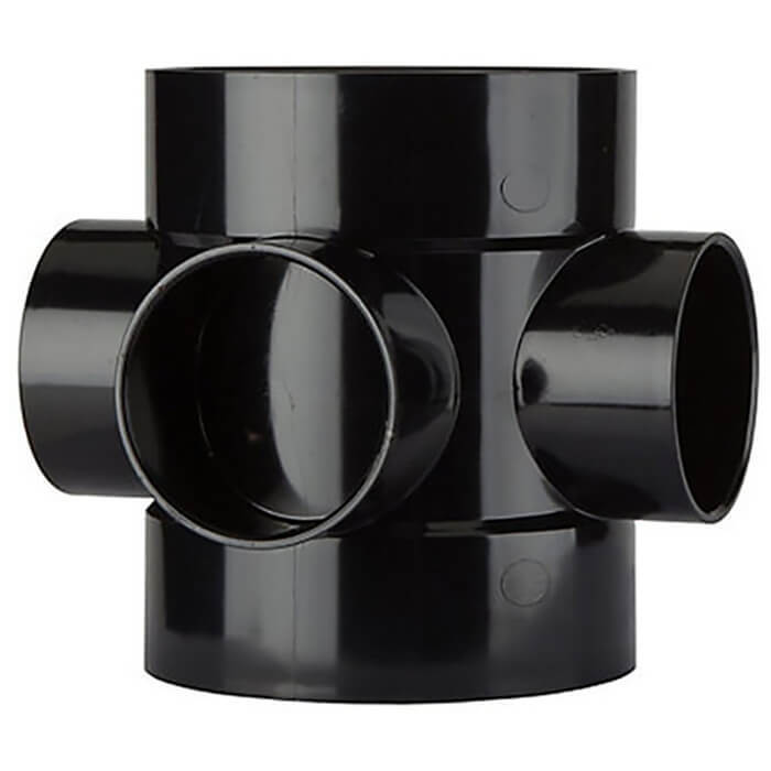 باس ٹریپ 4 انچ ڈبل سرکٹ 110 ملی میٹر پولی پائپ۔