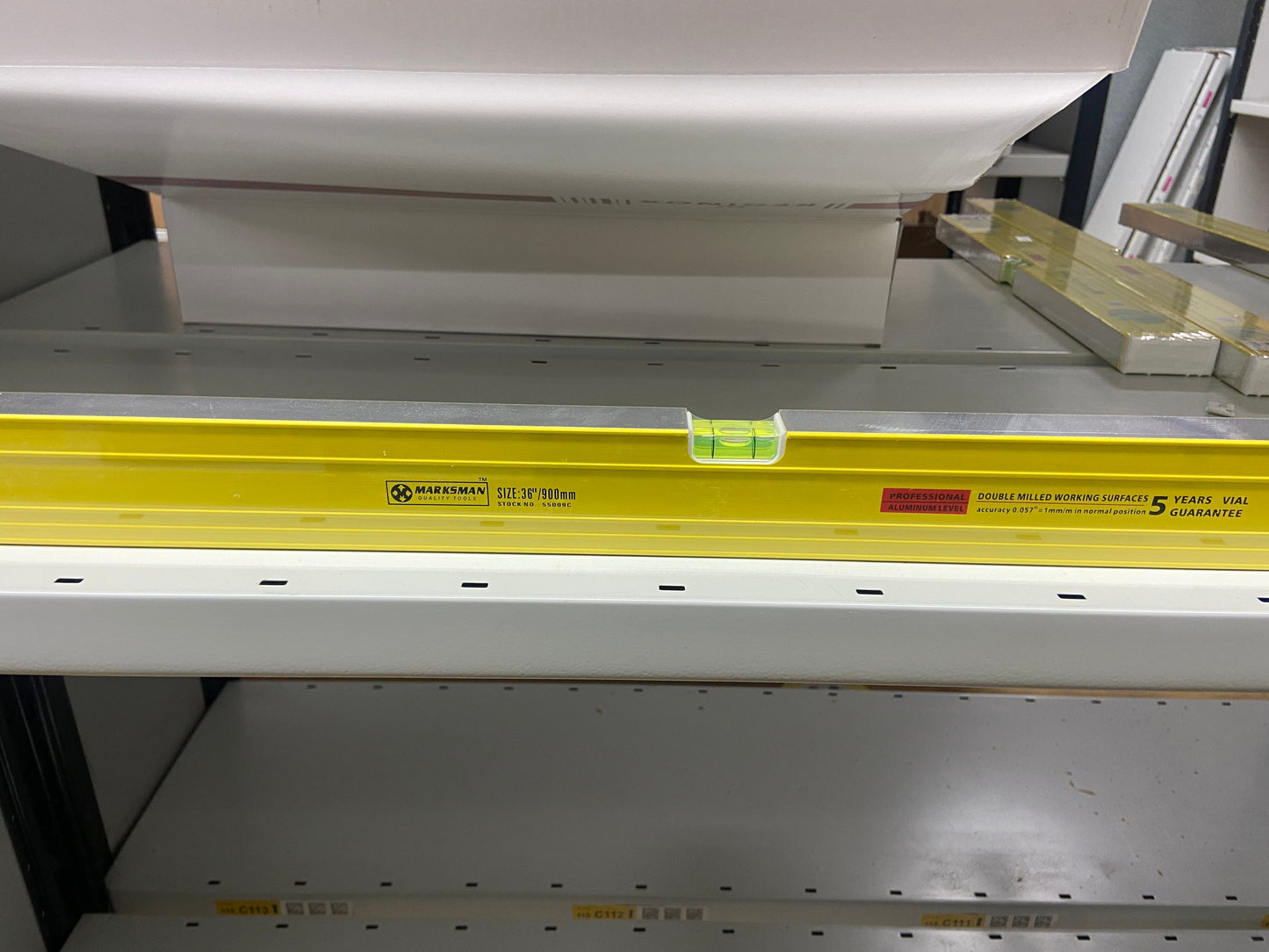 Spirit Level Top and Bottom Milled