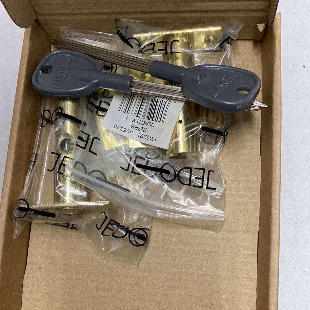 Jedo 2 Pack Mortice Doorbolts with 2 Star Keys