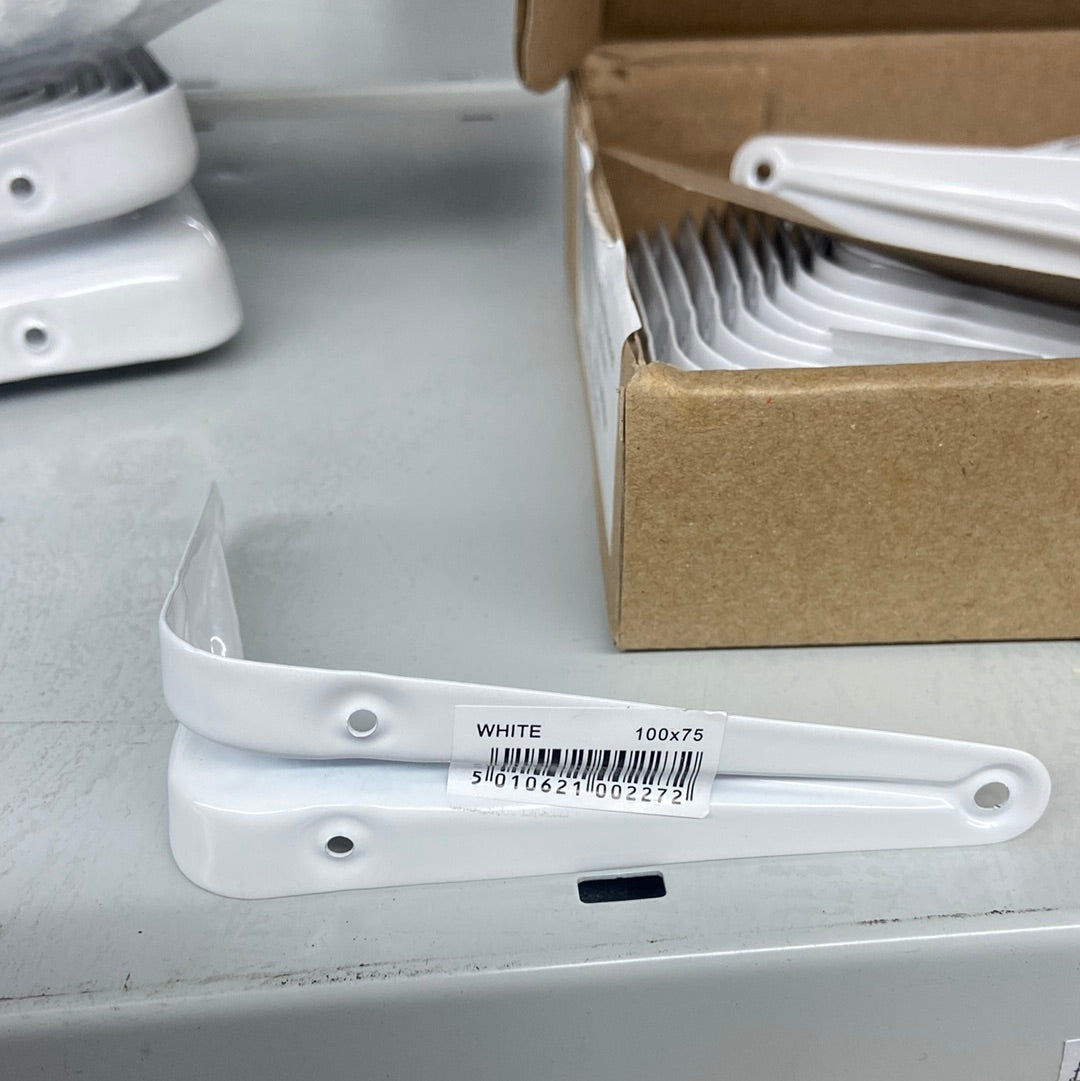 XFort Wall Mounted Shelf Bracket 8" x 6" - QTY 10