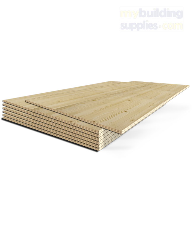 18mm Softwood Shuttering Plywood 1220mm x 2440mm