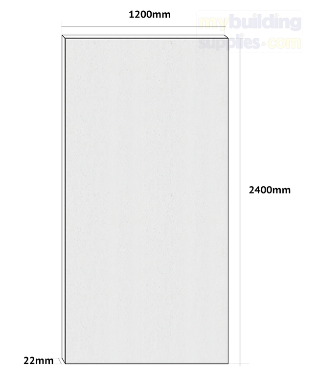 22mm Knauf Thermal Laminate Plasterboard consists of two layers of high-quality CFC and HCFC-free polystyrene insulation bonded to a 9.5mm Knauf wallboard. Offers excellent thermal insulation and soundproofing qualities. Provides great stability, durability, and an easy-to-install design.