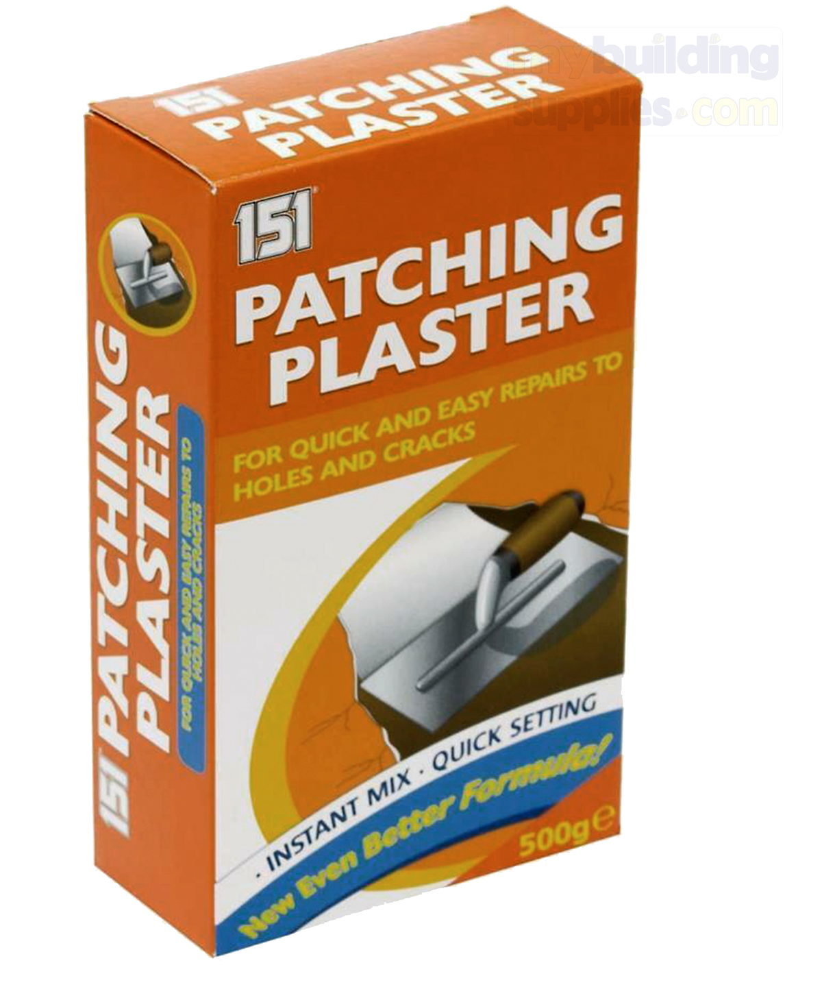 Hard Plaster Powder 151 Patching Plaster Boxed Powder - White, 500g – Mybuildingsupplies