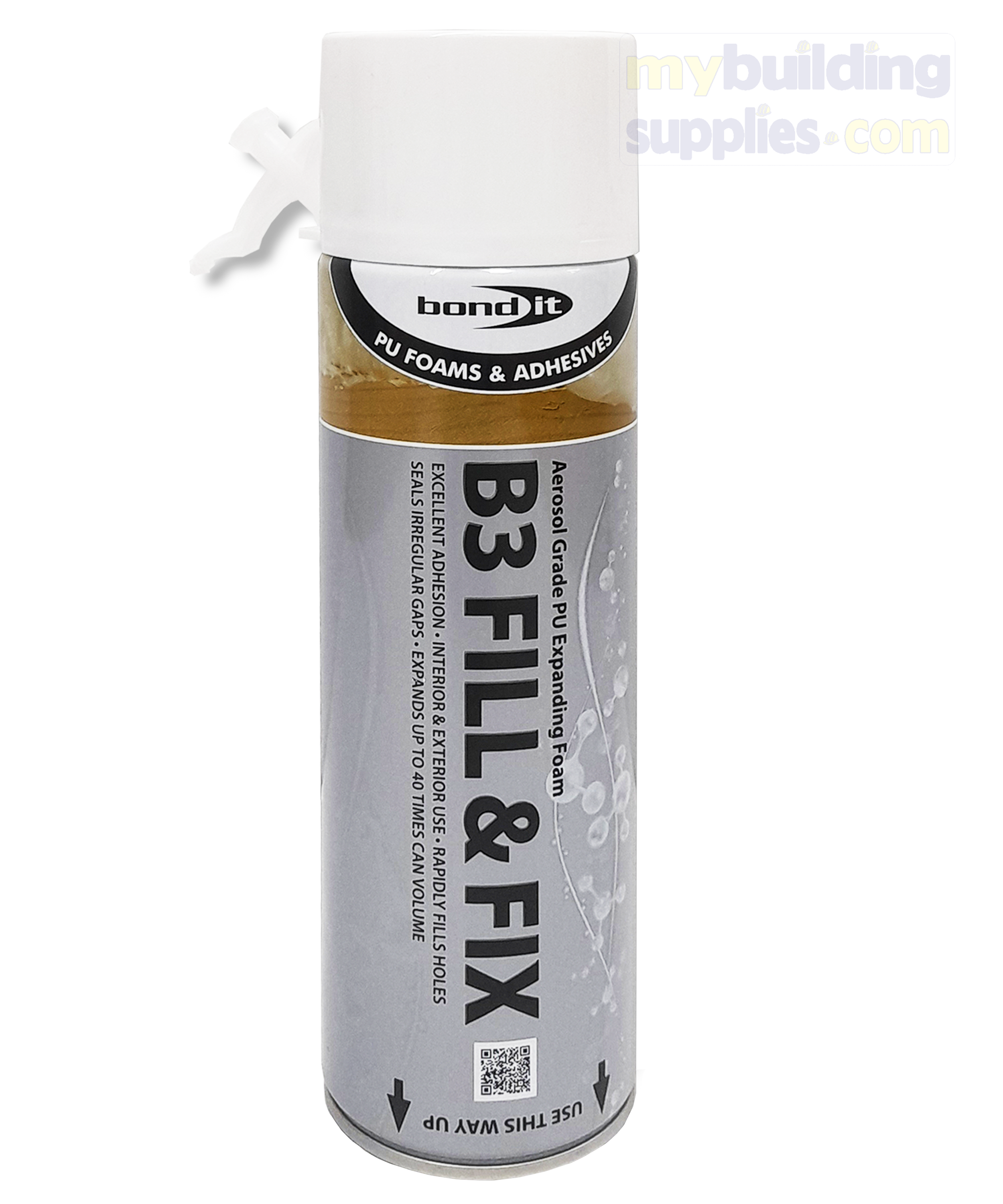 Fill It Bond It B3 Fill & Fix Aerosol Grade PU Expanding Foam - 500ml ...