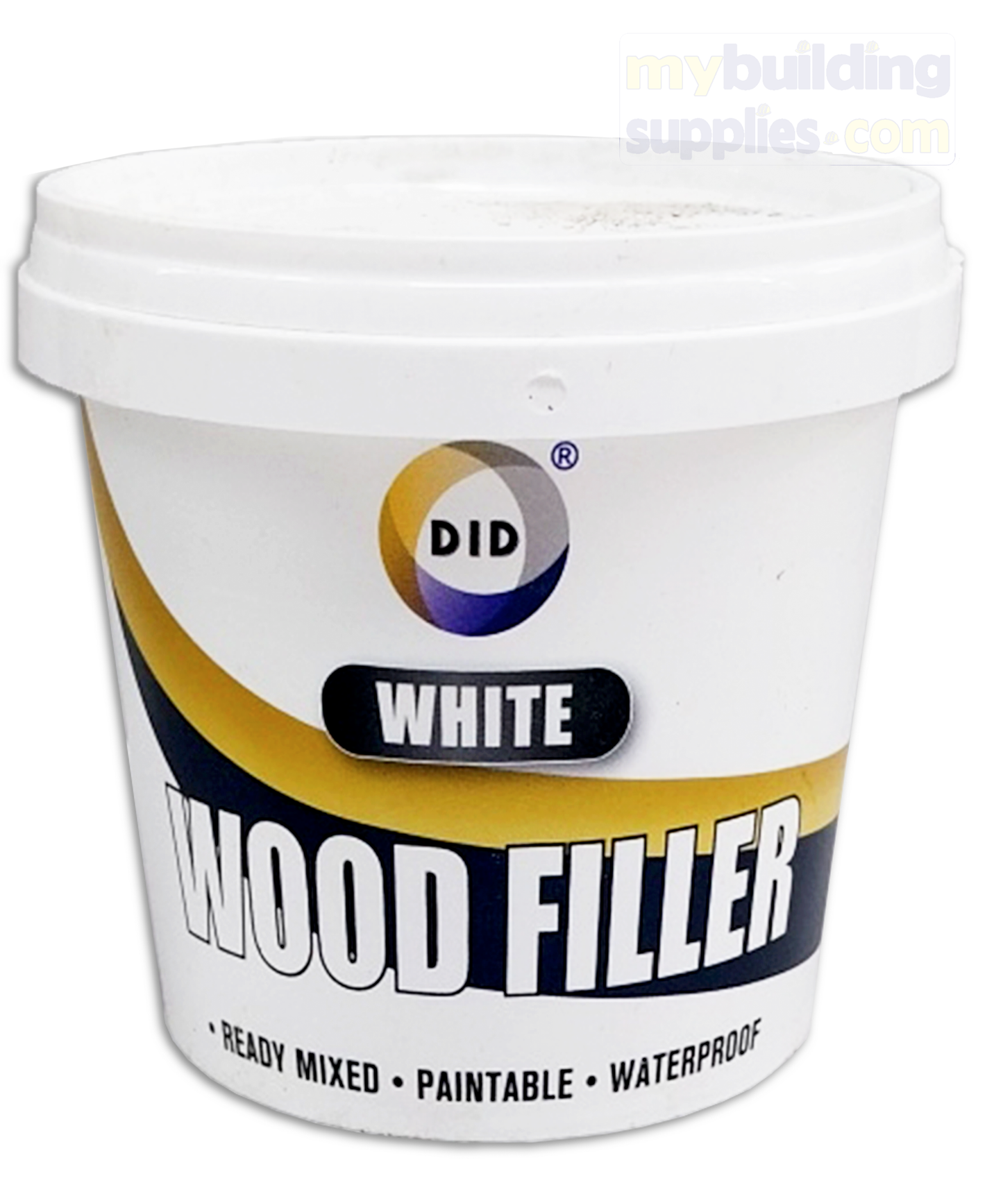DID Wood Filler Tub 500g - Brown, White