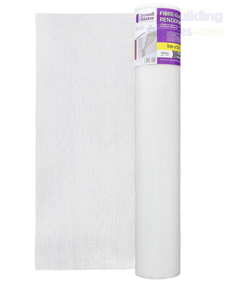 Drywall Master Fibre Glass Render Mesh DM22415, 1m x 50m ...