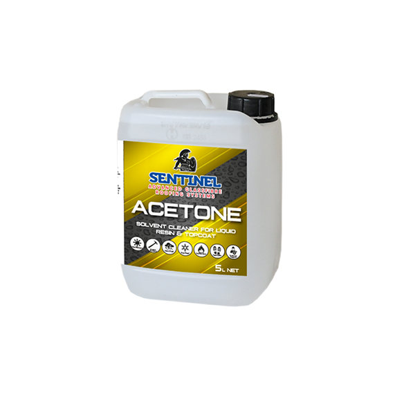 Sentinel Fibreglass Roofing Acetone 5L