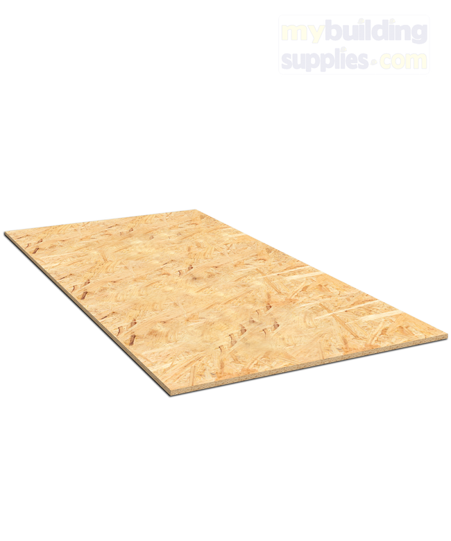 OSB3 Board (L)2.44m (W)1.22m (T)18mm