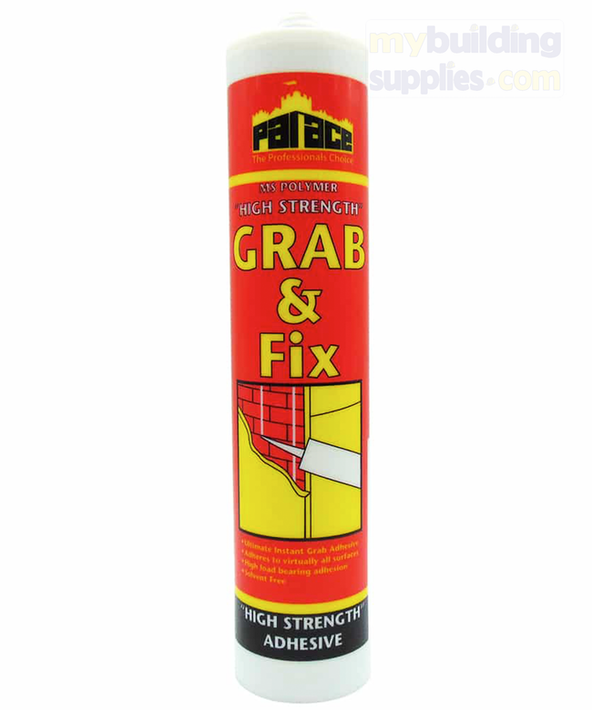 GRAB & FIX is highly versatile as its solvent free, cures quickly and is also waterproof & weatherproof, which allows for internal and external use or application within damp conditions onto wet surfaces.