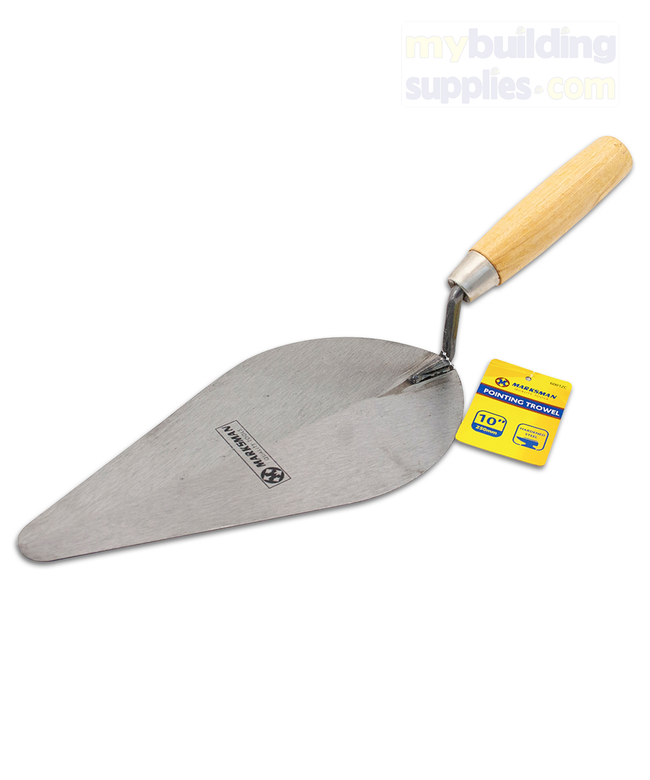 Marksman Pointing Trowel with Wooden Handle - 7", 10"