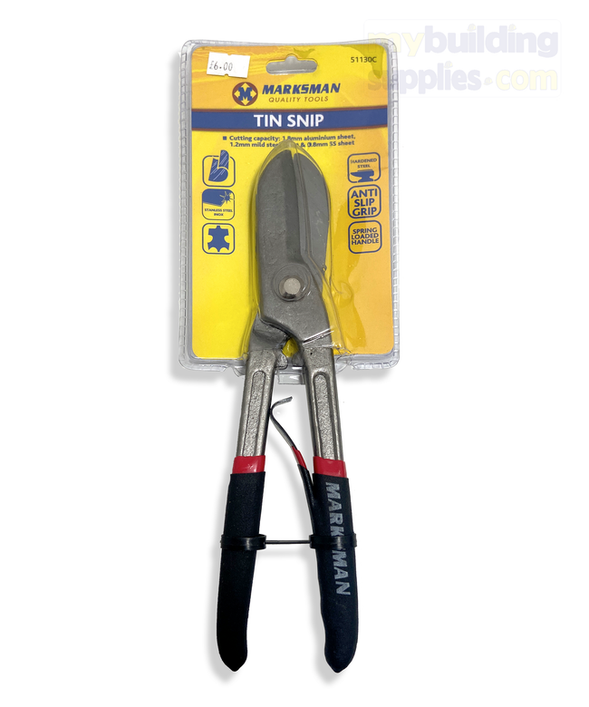10" Tin Snip Cutter Sheet Metal Cutting Tool Marksman 51130C