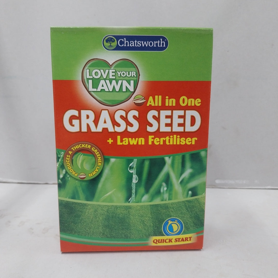 All In one grass seed and fertiliser - simplify your lawn care routine ...