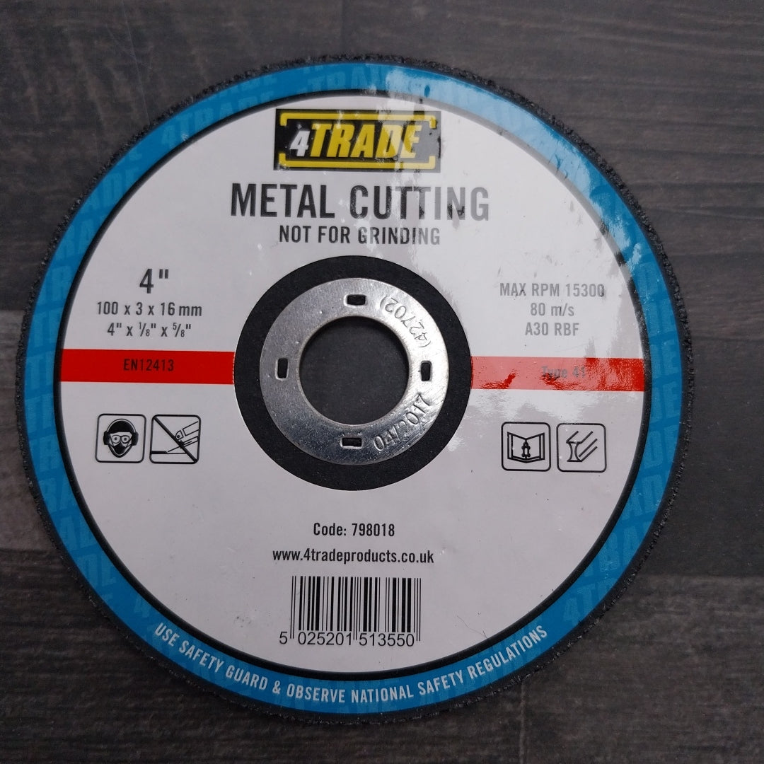 4Inch Metal Cutting Disc – Mybuildingsupplies