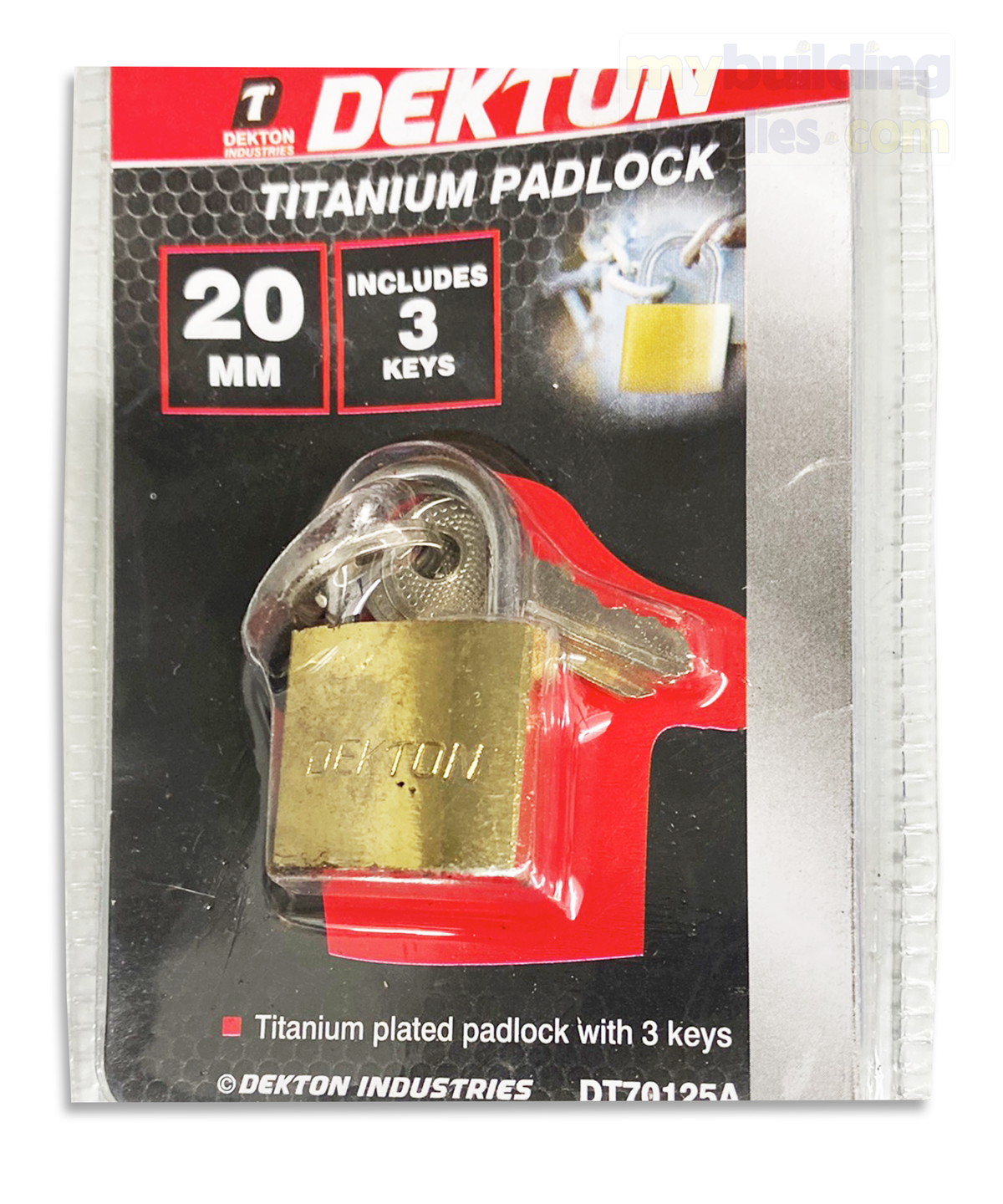 Titanium Lock 20mm Titanium Padlock – Mybuildingsupplies