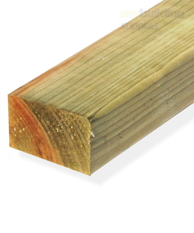 3" x 2"  75mm (W) x 50mm (H) C16 Treated Timber