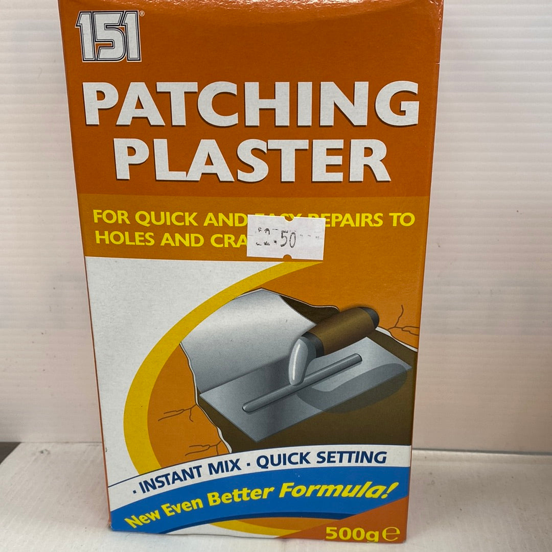 Hard Plaster Powder 151 Patching Plaster Boxed Powder - White, 500g – Mybuildingsupplies