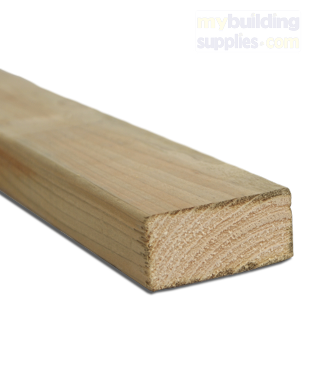 4" x 2"  100mm (W) x 50mm (H) C16 Treated Timber
