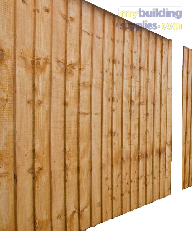 6ft x6ft Featheredge Fence Panel