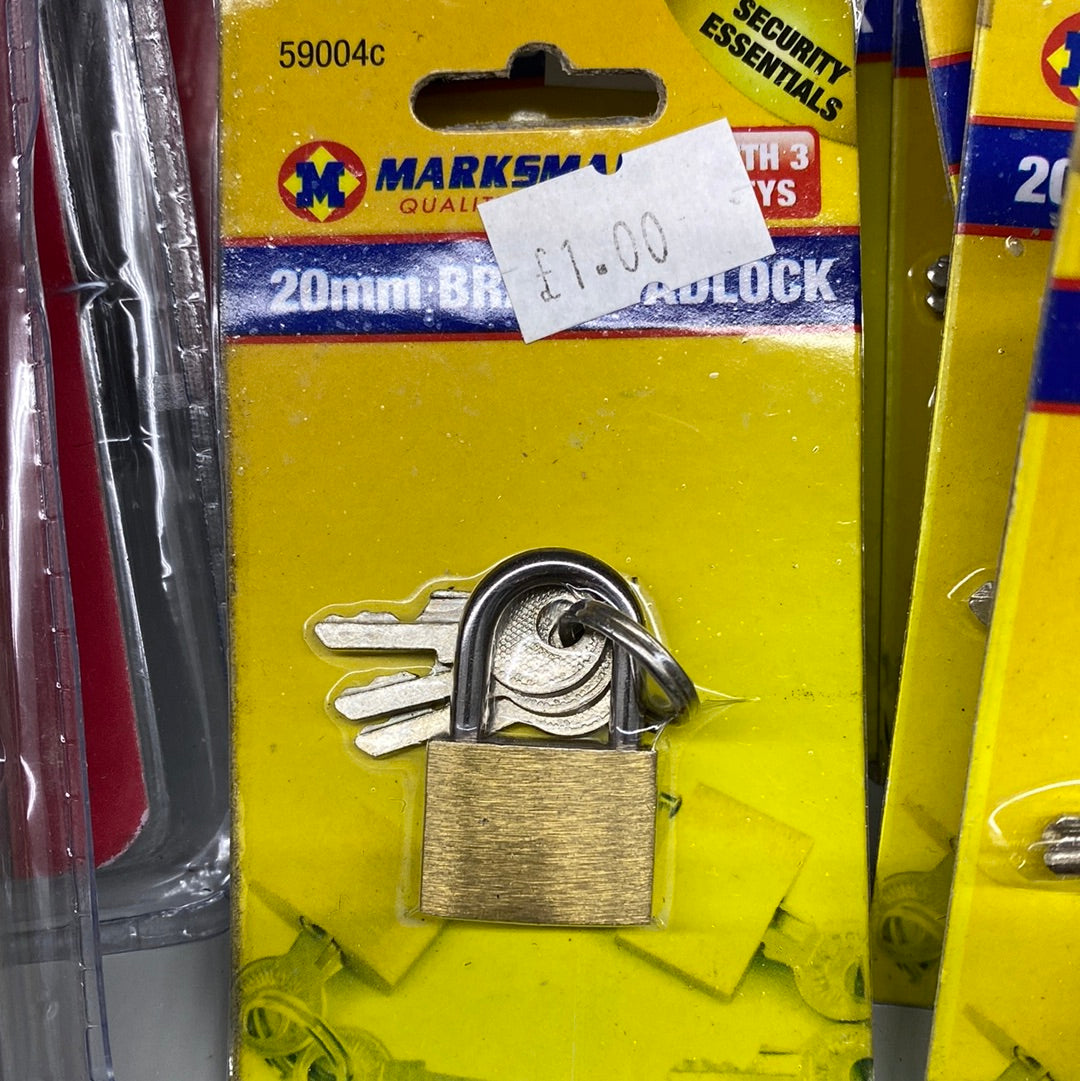 20mm brass padlock – Mybuildingsupplies