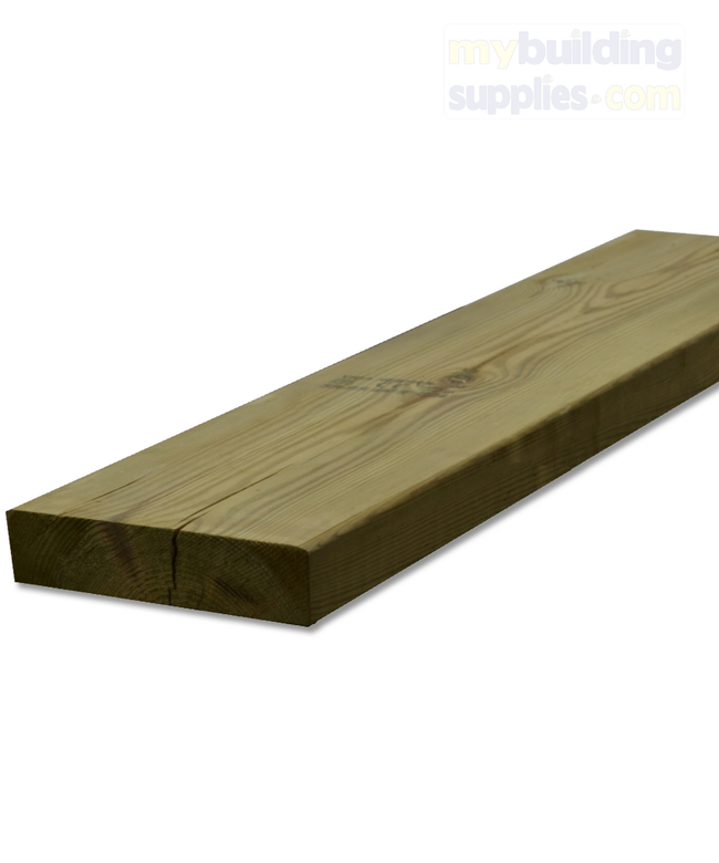 8" x 2"  200mm (H) x 50mm (W)  C24 Timber