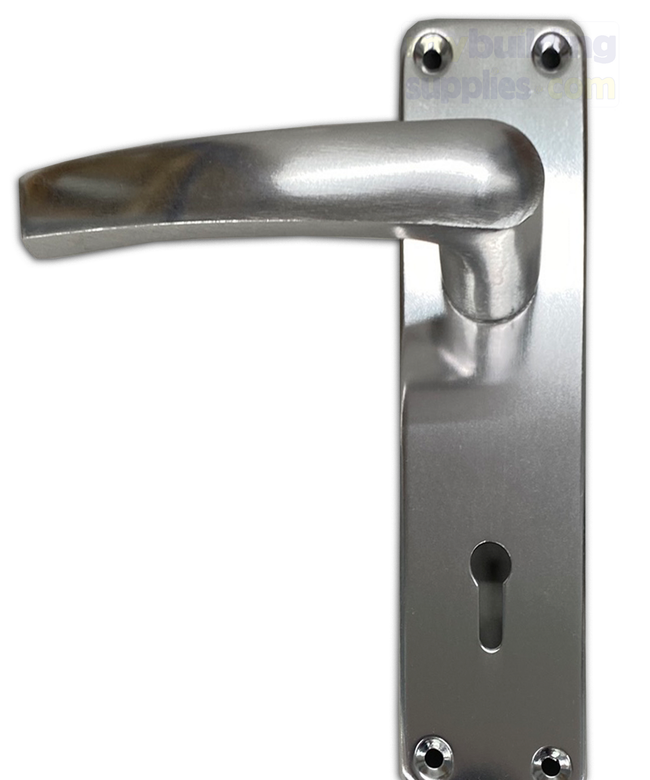 Aluminium Lever Lock Handle Standard PAA Door Handle Set