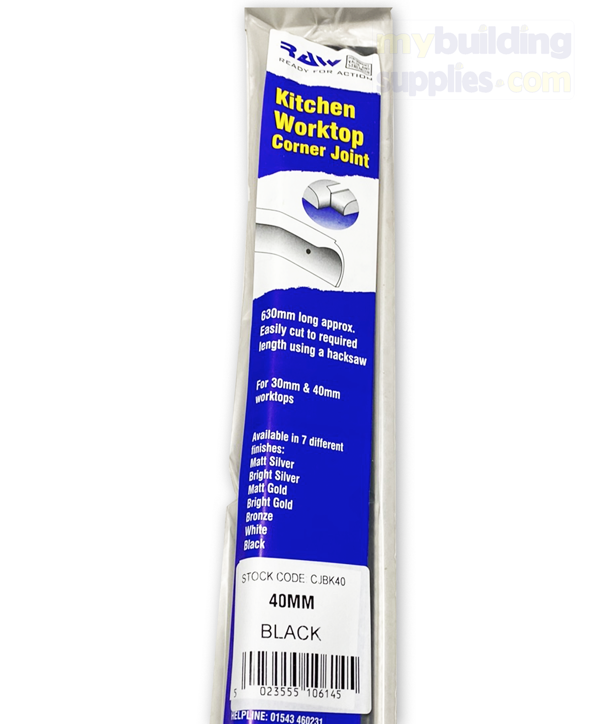 Kitchen Worktop Join Black Kitchen Worktop Corner Joint 40mm – Mybuildingsupplies