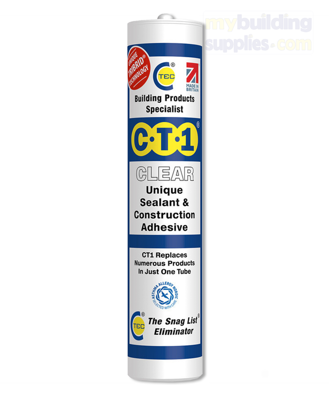 CT1 Clear Sealant & Construction Adhesive - 290ml