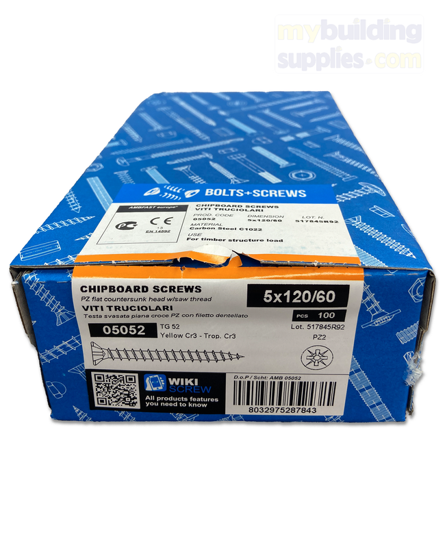 Chipboard Screws - QTY 200 Approx