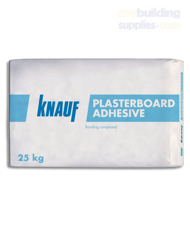 Knauf Plasterboard Adhesive is a multi purpose adhesive used to direct bond Knauf plasterboards and Knauf insulating laminates to common clay brickwork and blockwork, majority of concrete blockwork, no-fines concrete, metal lath and plasterboard. 5055667594275