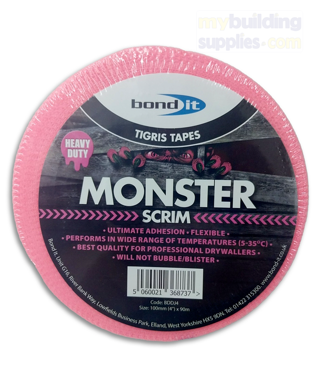 Monster Scrim Tape 4" 100mm x 90m