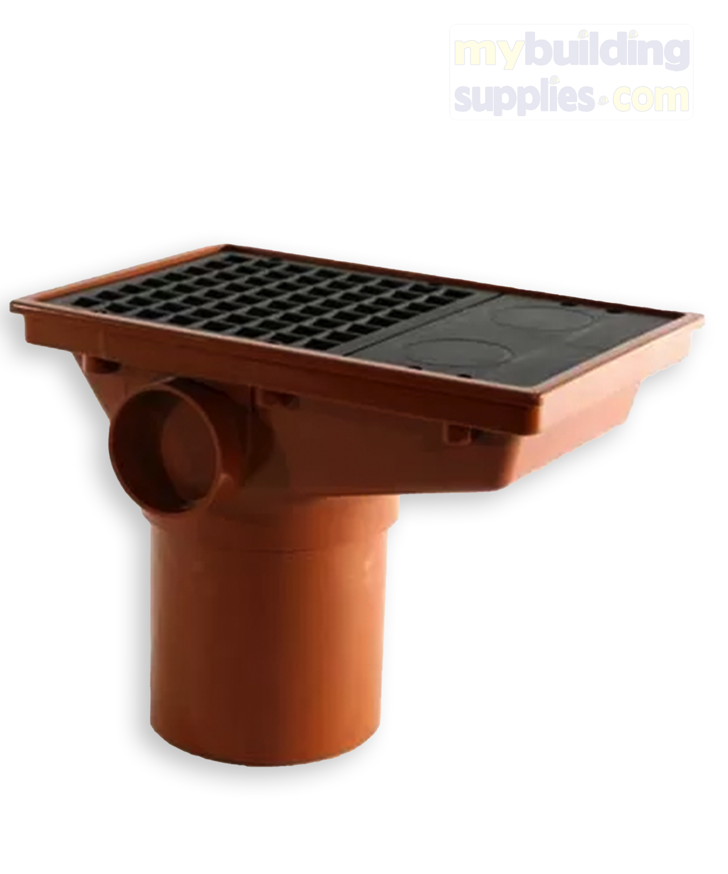Rectangular Hopper B Rectangular Hopper Spigot End Underground Drainage 110mm ...