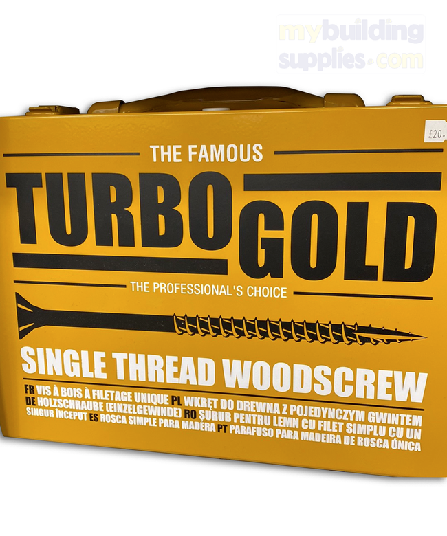 Turbo Single Thread Wood Screw Set 1400pcs