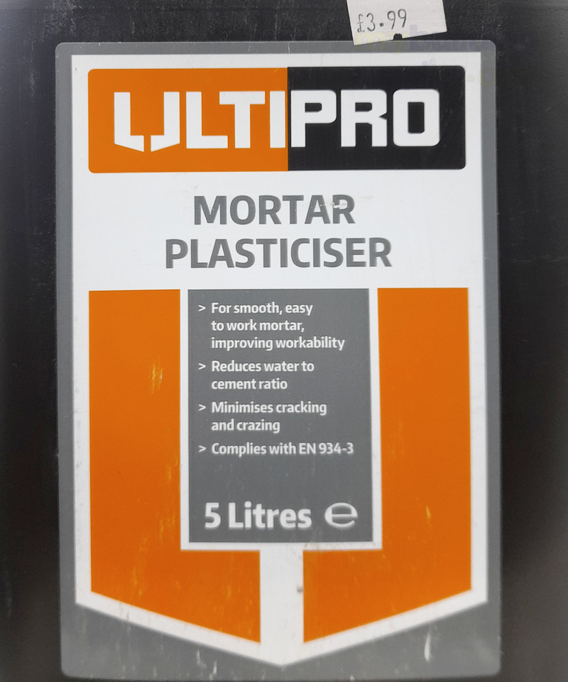 ULTIPRO Mortar Plasticiser 5 L – Mybuildingsupplies
