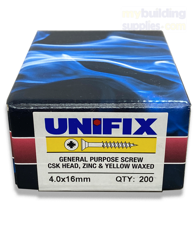 Unifix Screws - Qty 200 Pack