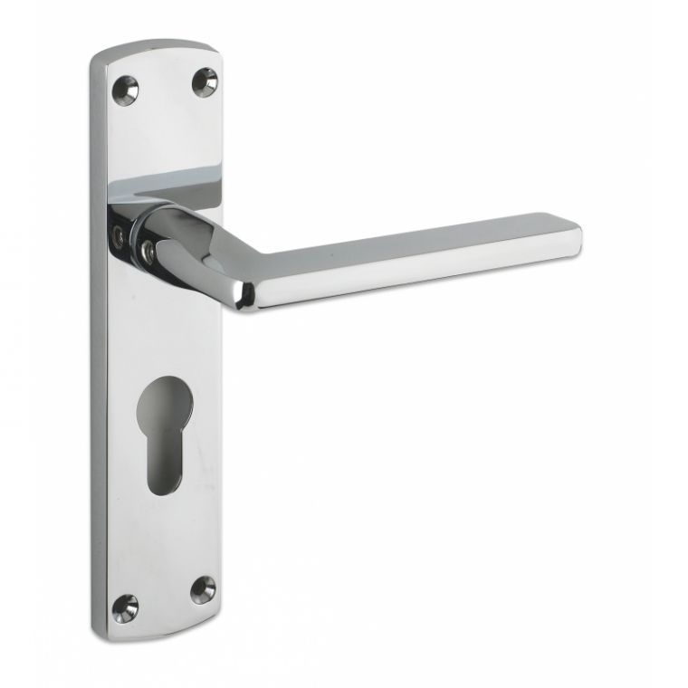 Chrome CP euro lever lock