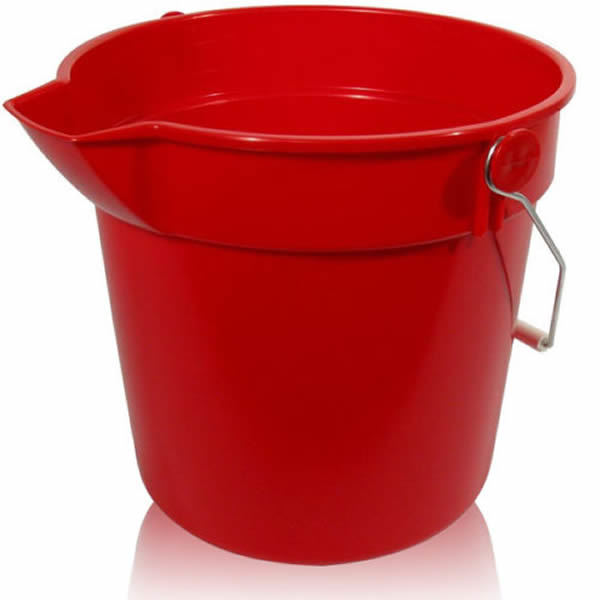 Small red bucket – Mybuildingsupplies