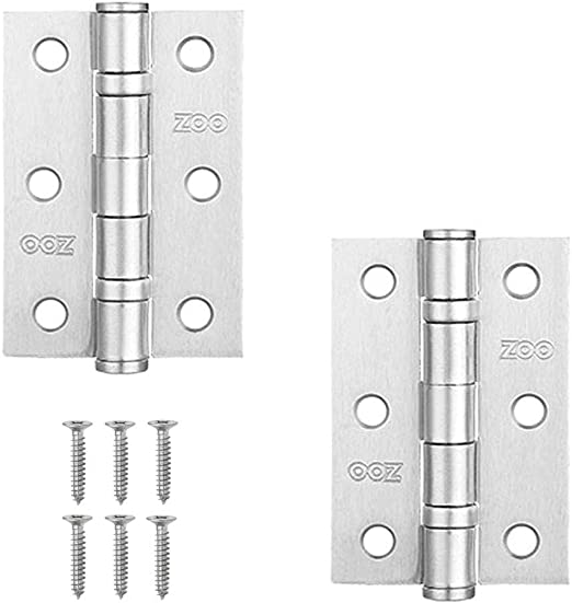 75mm chrome plated hinges